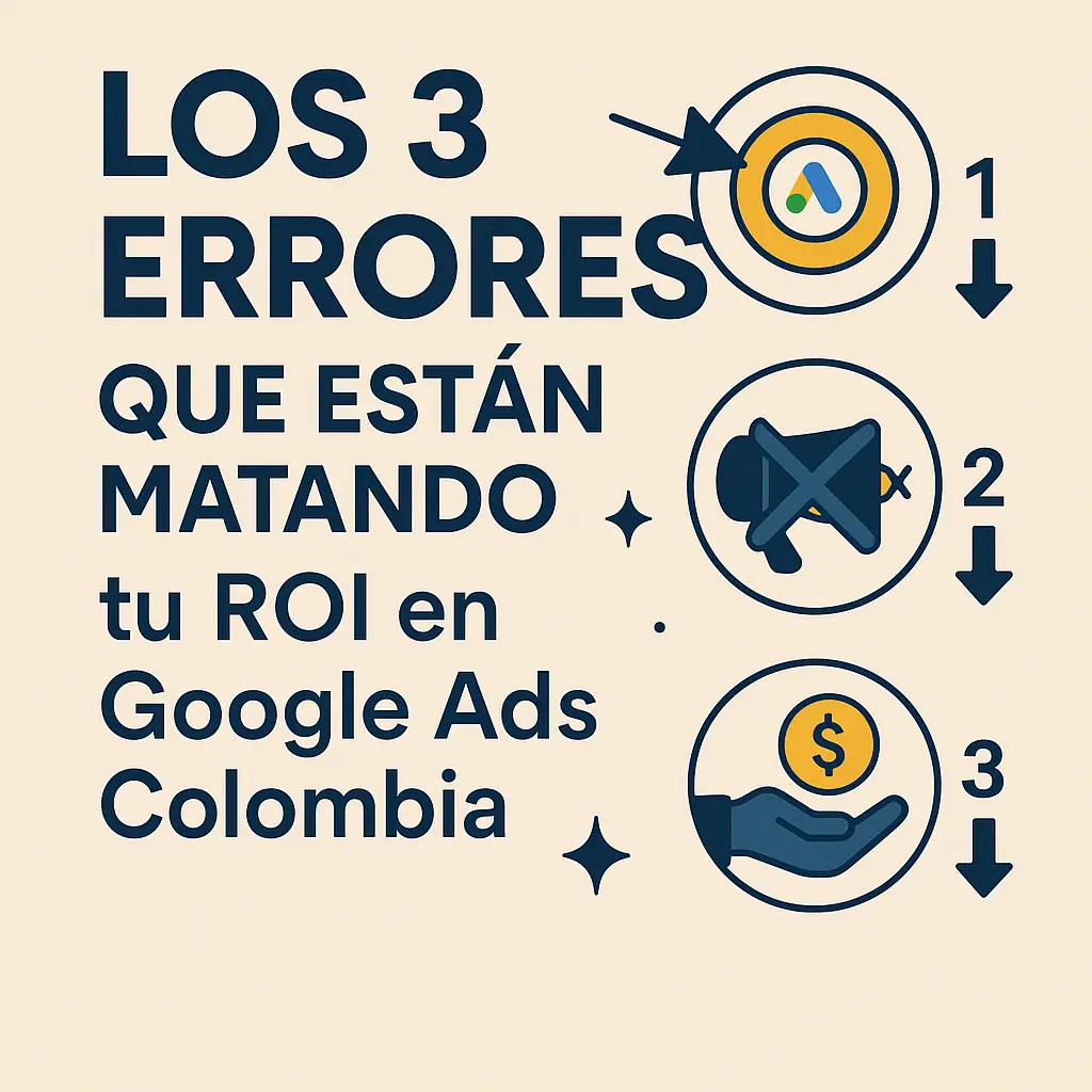 Google ADs Los errores mas comunes a la hora de trabajar con google ads en colombia